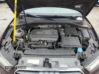 2015 Audi A3 2.0T Premium Plus with VIN WAUEFGFF5F1023024, listed as a Copart auction lot 45872215 with 2,539 mi miles and Salvage Title. Bid and sale history available at carsss.com. Image 11.