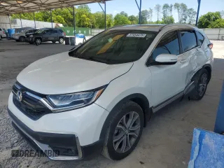2020 Honda CR-V Touring with VIN 5J6RW1H90LL004884, listed as a Copart auction lot 57454475 with 57,634 mi miles and Salvage title. Bid and sale history available at DreamBid. Image 1.
