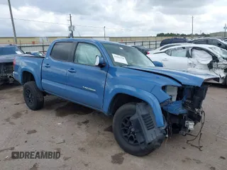 2019 Toyota Tacoma SR z VIN 3TMCZ5AN7KM280607, wystawiony jako IAAI lot #41692718 z przebiegiem 46 084 mil mil oraz . Historia ofert i sprzedaży dostępna na DreamBid. Obrazek 1.