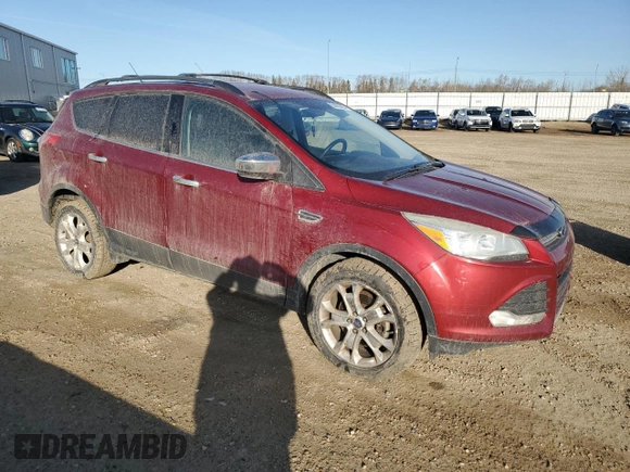 2013 Ford Escape SE with VIN 1FMCU9G93DUD60335, listed as a Copart auction lot 54493435 with 0 mi miles and Salvage Title. Bid and sale history available at carsss.com. Image 4.