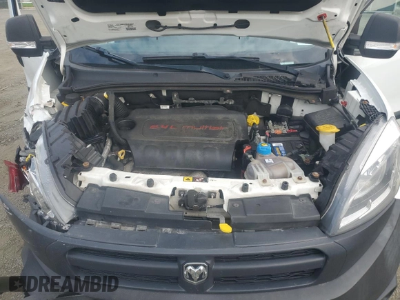 2018 Ram ProMaster City Cargo Tradesman with VIN ZFBERFAB2J6L43487, listed as a Copart auction lot 68711734 with 125,806 mi miles and Salvage Title. Bid and sale history available at DreamBid. Image 12.