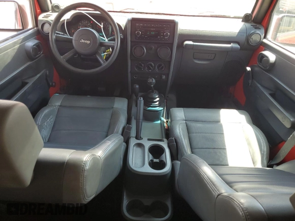 2007 Jeep Wrangler X with VIN 1J4FA241X7L111017, listed as a Copart auction lot 58871815 with 118,566 mi miles and Salvage title. Bid and sale history available at DreamBid. Image 8.