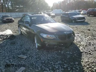 2017 BMW 2 Series 230i xDrive with VIN WBA2H9C30HV642466, listed as a Copart auction lot 80106984 with 0 mi miles and Salvage Title. Bid and sale history available at carsss.com. Image 11.