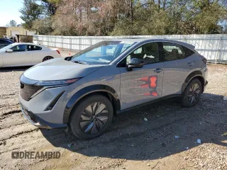 2024 Nissan ARIYA Evolve+ z VIN JN1BF0BA1RM436443, wystawiony jako Copart lot #45001295 z przebiegiem 582 mil mil oraz Szkoda całkowita • Salvage title. Historia ofert i sprzedaży dostępna na DreamBid. Obrazek 1.