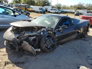 2022 Chevrolet Corvette 3LT with VIN 1G1YC2D4XN5113167, listed as a Copart auction lot 81176534 with 22,232 mi miles and Non Repairable. Bid and sale history available at carsss.com. Image 1.