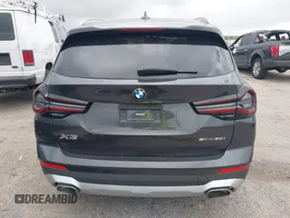 2023 BMW X3 sDrive30i with VIN 5UX43DP09P9R23362, listed as a IAAI auction lot 41709641 with 30,696 mi miles and . Bid and sale history available at DreamBid. Image 17.