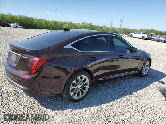 2020 Cadillac CT5 Premium Luxury with VIN 1G6DN5RK6L0151968, listed as a Copart auction lot 53189655 with 42,781 mi miles and Salvage title. Bid and sale history available at DreamBid. Image 3.