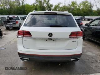 2022 Volkswagen Atlas SEL with VIN 1V2BP2CA0NC530770, listed as a Copart auction lot 55657454 with 31,121 mi miles and Salvage title. Bid and sale history available at DreamBid. Image 6.