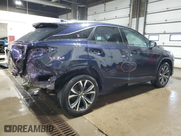 2019 Lexus RX 350 with VIN 2T2BZMCA6KC190840, listed as a Copart auction lot 61404325 with 71,887 mi miles and Salvage title. Bid and sale history available at DreamBid. Image 3.