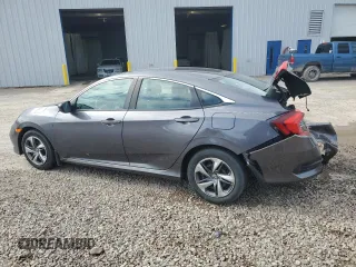 2019 Honda Civic LX with VIN 2HGFC2F61KH558125, listed as a Copart auction lot 55324225 with 66,107 mi miles and Salvage Title. Bid and sale history available at DreamBid. Image 2.