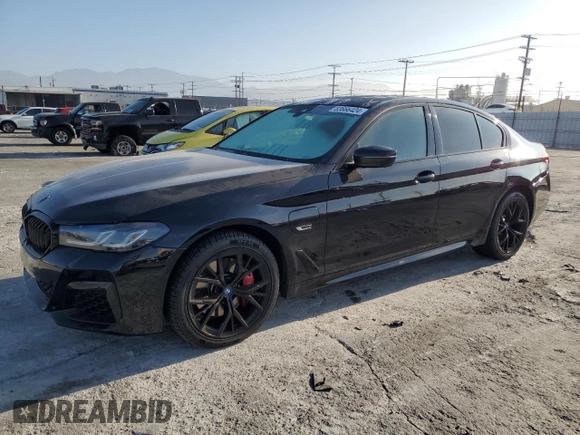 2023 BMW 5 Series 530e with VIN WBA13AG06PCM01727, listed as a Copart auction lot 83666424 with 40,831 mi miles and Salvage title. Bid and sale history available at DreamBid. Image 1.
