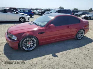 2003 BMW 3 Series M3 z VIN WBSBL93463JR22072, wystawiony jako Copart lot #59932135 z przebiegiem 151 366 mil mil oraz Czysty tytuł • Clean title. Historia ofert i sprzedaży dostępna na DreamBid. Obrazek 1.