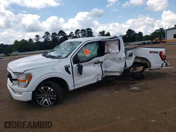 2022 Ford F-150 XL с VIN 1FTEW1EP4NKD37962, выставлен на аукционе Copart как лот 56134485 с пробегом 110 185 миль миль и Списание • Salvage title. История ставок и продаж доступна на DreamBid. Изображение 1.