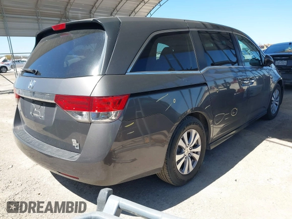 2015 Honda Odyssey EX-L z VIN 5FNRL5H68FB025338, wystawiony jako IAAI lot #41760096 z przebiegiem 181 252 mil mil oraz . Historia ofert i sprzedaży dostępna na DreamBid. Obrazek 4.
