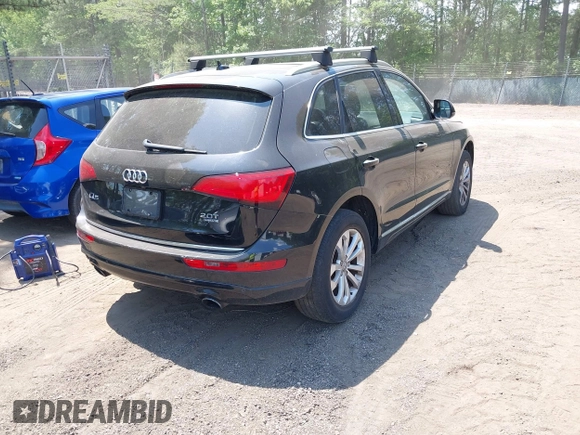 2015 Audi Q5 Premium Plus with VIN WA1LFAFP1FA130274, listed as a IAAI auction lot 42180225 with 101,758 mi miles and . Bid and sale history available at DreamBid. Image 4.