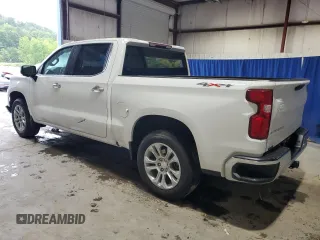 2023 Chevrolet Silverado 1500 LTZ with VIN 1GCUDGED8PZ109631, listed as a Copart auction lot 65185604 with 47,500 mi miles and Salvage Title. Bid and sale history available at carsss.com. Image 2.