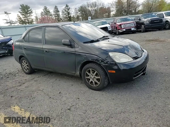 2001 Toyota Prius with VIN JT2BK12U910024705, listed as a Copart auction lot 53417885 with 286,602 mi miles and Salvage Title. Bid and sale history available at carsss.com. Image 11.