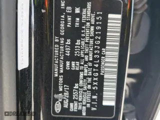 2018 Kia Optima LX with VIN 5XXGT4L33JG219151, listed as a Copart auction lot 50774505 with 99,968 mi miles and Salvage Title. Bid and sale history available at carsss.com. Image 12.