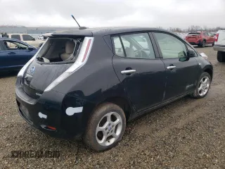 2011 Nissan LEAF SL-e with VIN JN1AZ0CP1BT004792, listed as a Copart auction lot 85678014 with 0 mi miles and Clean Title. Bid and sale history available at carsss.com. Image 3.