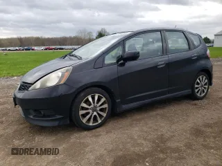 2013 Honda Fit Sport with VIN JHMGE8H51DC009050, listed as a Copart auction lot 53913855 with 207,199 mi miles and Salvage Title. Bid and sale history available at carsss.com. Image 1.