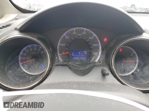 2013 Honda Fit Sport with VIN JHMGE8H50DC006608, listed as a Copart auction lot 44810935 with 96,280 mi miles and Salvage Title. Bid and sale history available at carsss.com. Image 9.