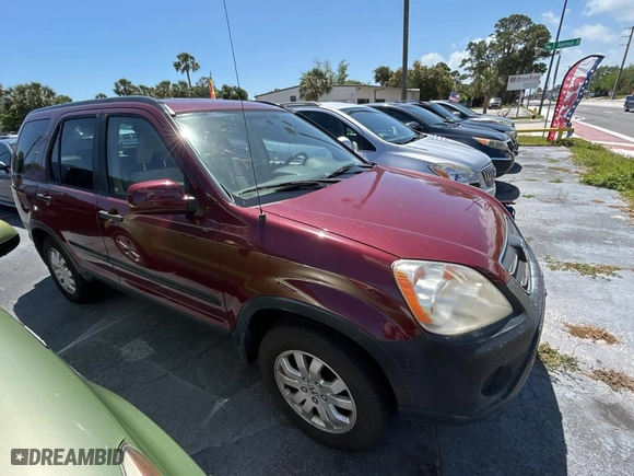 2006 Honda CR-V EX with VIN JHLRD68876C017249, listed as a Copart auction lot 52216045 with 204,819 mi miles and Clean Title. Bid and sale history available at carsss.com. Image 1.