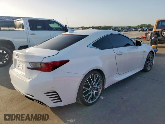 2015 Lexus RC 350 F Sport z VIN JTHHE5BC9F5008391, wystawiony jako Copart lot #64499695 z przebiegiem 79 518 mil mil oraz Czysty tytuł • Clean title. Historia ofert i sprzedaży dostępna na DreamBid. Obrazek 3.