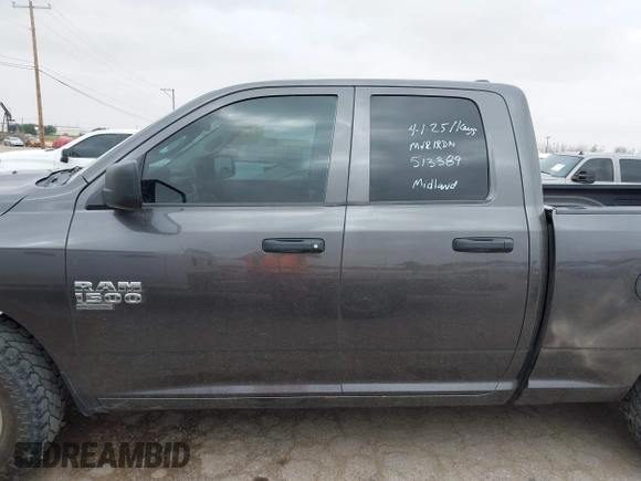 2021 Ram 1500 Tradesman with VIN 1C6RR6FG1MS513389, listed as a IAAI auction lot 41967373 with 79,785 mi miles and . Bid and sale history available at DreamBid. Image 14.