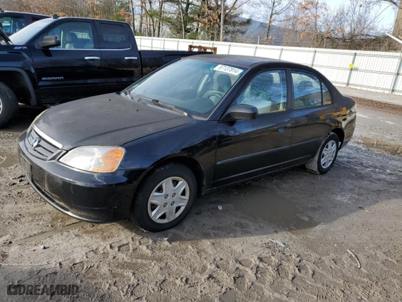 2003 Honda Civic DX with VIN 2HGES16193H518681, listed as a Copart auction lot 87137814 with 172,997 mi miles and Clean Title. Bid and sale history available at carsss.com. Image 1.