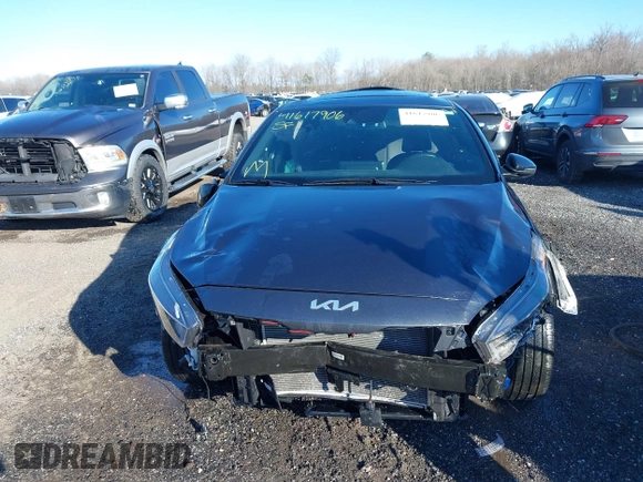 2023 Kia Forte GT-Line with VIN 3KPF54AD8PE529301, listed as a IAAI auction lot 41617906 with 24,856 mi miles. Bid and sale history available at carsss.com. Image 12.