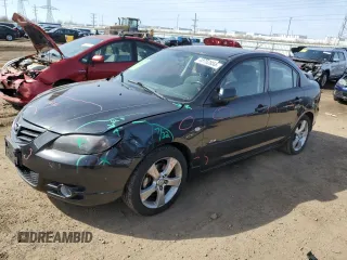 2005 Mazda 3 s with VIN JM1BK323151227825, listed as a Copart auction lot 48752855 with 142,316 mi miles and Salvage Title. Bid and sale history available at carsss.com. Image 1.