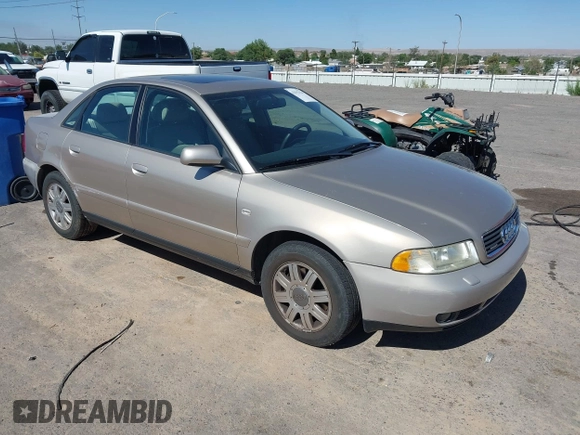 2000 Audi A4 with VIN WAUDC68D4YA074222, listed as a IAAI auction lot 42553114 with 102,815 mi miles and . Bid and sale history available at DreamBid. Image 1.