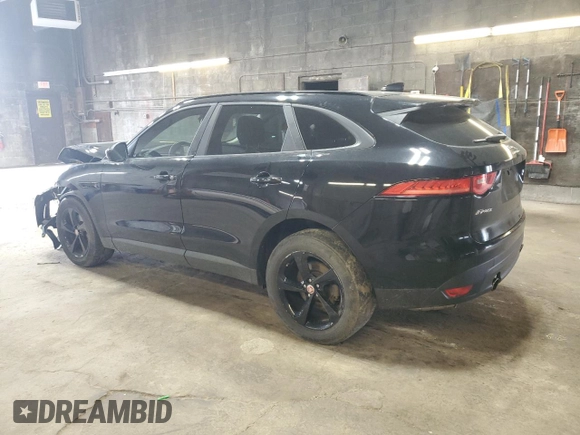 2017 Jaguar F-Pace 35t Premium with VIN SADCJ2BV4HA489317, listed as a Copart auction lot 54831305 with 61,402 mi miles and Salvage Title. Bid and sale history available at DreamBid. Image 2.