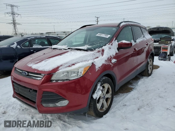 2016 Ford Escape SE with VIN 1FMCU0GX3GUB95532, listed as a Copart auction lot 44617785 with 98,331 mi miles and Salvage Title. Bid and sale history available at carsss.com. Image 1.