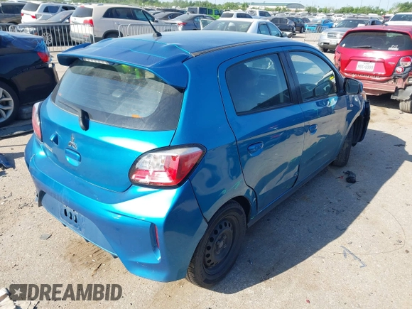2021 Mitsubishi Mirage ES z VIN ML32AUHJ5MH002086, wystawiony jako IAAI lot #41973394 z przebiegiem 63 010 mil mil oraz . Historia ofert i sprzedaży dostępna na DreamBid. Obrazek 4.