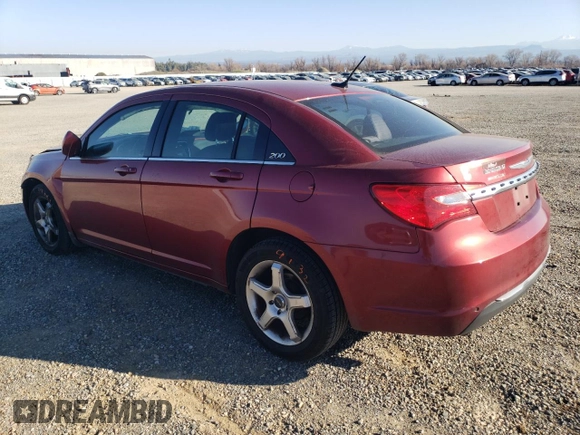 2013 Chrysler 200 LX with VIN 1C3CCBAG8DN724396, listed as a Copart auction lot 88875975 with 101,467 mi miles and Salvage Title. Bid and sale history available at carsss.com. Image 2.
