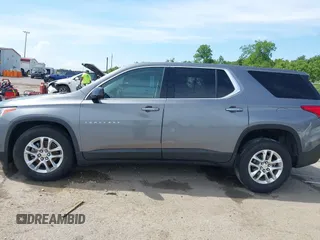 2020 Chevrolet Traverse LS with VIN 1GNERFKW1LJ189439, listed as a IAAI auction lot 42160909 with 102,583 mi miles and . Bid and sale history available at DreamBid. Image 14.