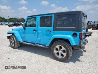 2017 Jeep Wrangler Unlimited Sahara with VIN 1C4BJWEGXHL726148, listed as a Copart auction lot 60144605 with 106,702 mi miles and Salvage title. Bid and sale history available at DreamBid. Image 2.