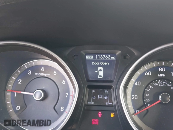 2014 Hyundai Elantra GT with VIN KMHD35LH6EU180152, listed as a IAAI auction lot 41674456 with 113,763 mi miles. Bid and sale history available at carsss.com. Image 7.