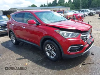 2017 Hyundai Santa Fe 2.4L with VIN 5XYZTDLB6HG431080, listed as a IAAI auction lot 42721917 with 131,384 mi miles and . Bid and sale history available at DreamBid. Image 1.