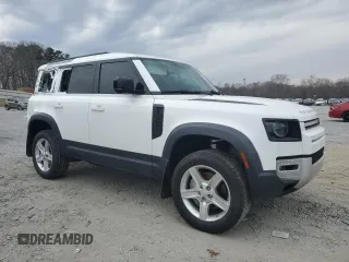 2021 Land Rover Defender SE with VIN SALEP7RU4M2051620, listed as a Copart auction lot 46661245 with 27,324 mi miles and Salvage title. Bid and sale history available at DreamBid. Image 4.