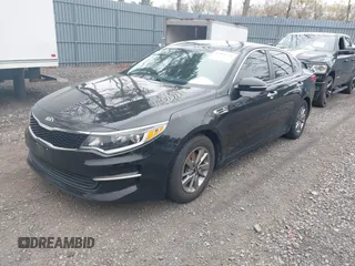 2016 Kia Optima LX Turbo with VIN 5XXGT4L16GG095223, listed as a IAAI auction lot 42096726 with 89,833 mi miles. Bid and sale history available at carsss.com. Image 2.