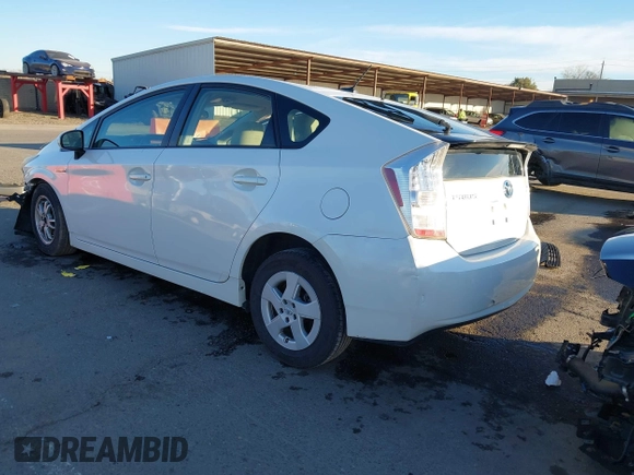 2010 Toyota Prius II with VIN JTDKN3DUXA0132970, listed as a IAAI auction lot 41319116 with 127,266 mi miles. Bid and sale history available at carsss.com. Image 3.