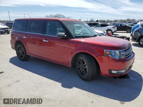 2015 Ford Flex SEL with VIN 2FMGK5C87FBA20904, listed as a Copart auction lot 48065785 with 88,209 mi miles and Salvage Title. Bid and sale history available at carsss.com. Image 4.