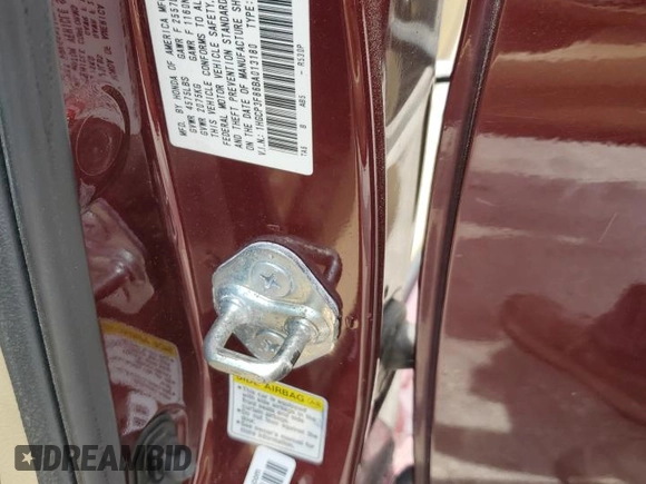 2011 Honda Accord EX-L with VIN 1HGCP3F86BA013180, listed as a Copart auction lot 64095235 with 124,742 mi miles and Salvage title. Bid and sale history available at DreamBid. Image 13.