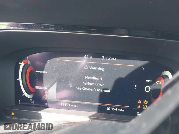 2023 Nissan Pathfinder Platinum with VIN 5N1DR3DH3PC273947, listed as a IAAI auction lot 41253438 with 13,101 mi miles and . Bid and sale history available at DreamBid. Image 7.