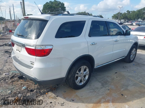 2013 Dodge Durango Crew with VIN 1C4RDHDGXDC608209, listed as a IAAI auction lot 42779231 with 203,460 mi miles and . Bid and sale history available at DreamBid. Image 4.