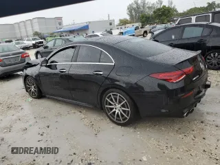 2023 Mercedes-Benz CLA 45 AMG with VIN W1K5J5DB9PN414523, listed as a Copart auction lot 52193645 with 27,492 mi miles and Salvage Title. Bid and sale history available at DreamBid. Image 2.