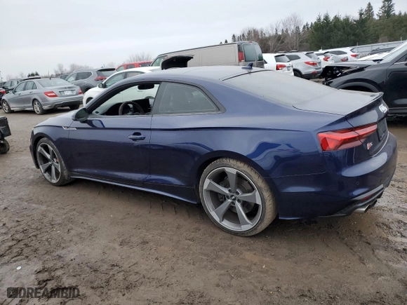 2020 Audi S5 Coupe Prestige with VIN WAUR4AF5XLA006324, listed as a Copart auction lot 85052394 with 110,000 mi miles and Clean Title. Bid and sale history available at carsss.com. Image 2.