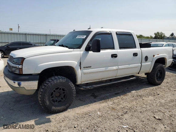 2004 Chevrolet Silverado 2500 Crew Cab LS with VIN 1GCGK23U94F129943, listed as a Copart auction lot 69982994 with NaN miles and Salvage Title. Bid and sale history available at carsss.com. Image 1.
